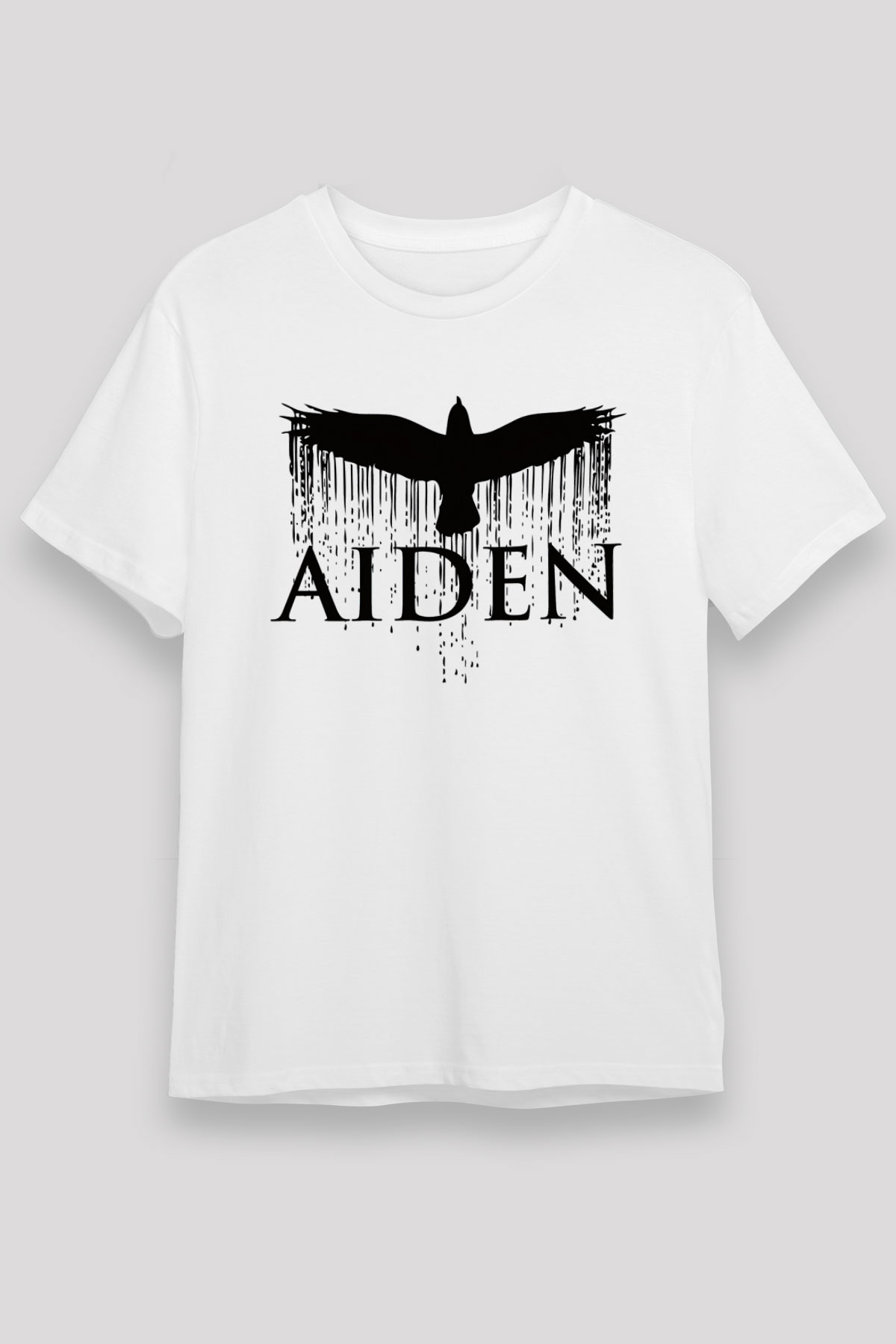 Aiden Beyaz Unisex Tişört T-Shirt - TişörtFabrikası