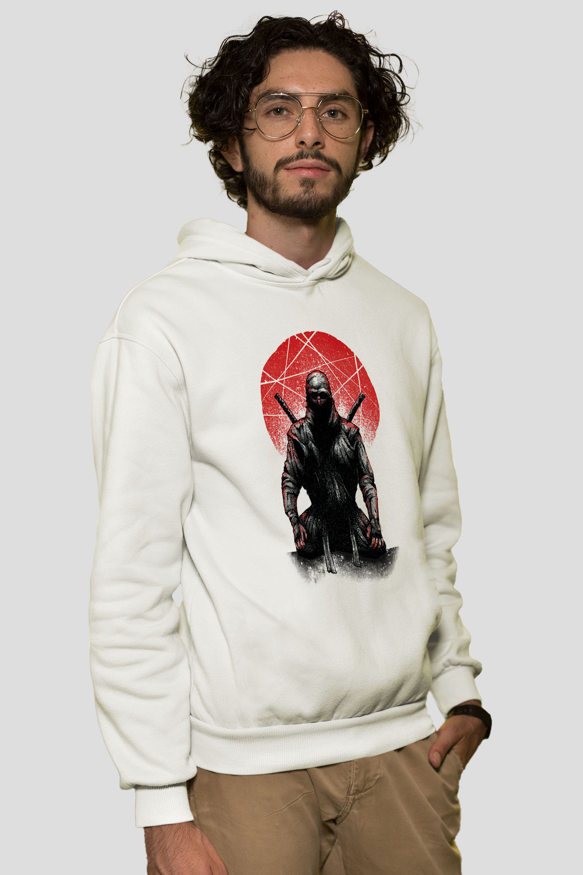 Aikido Beyaz Unisex Hoodie