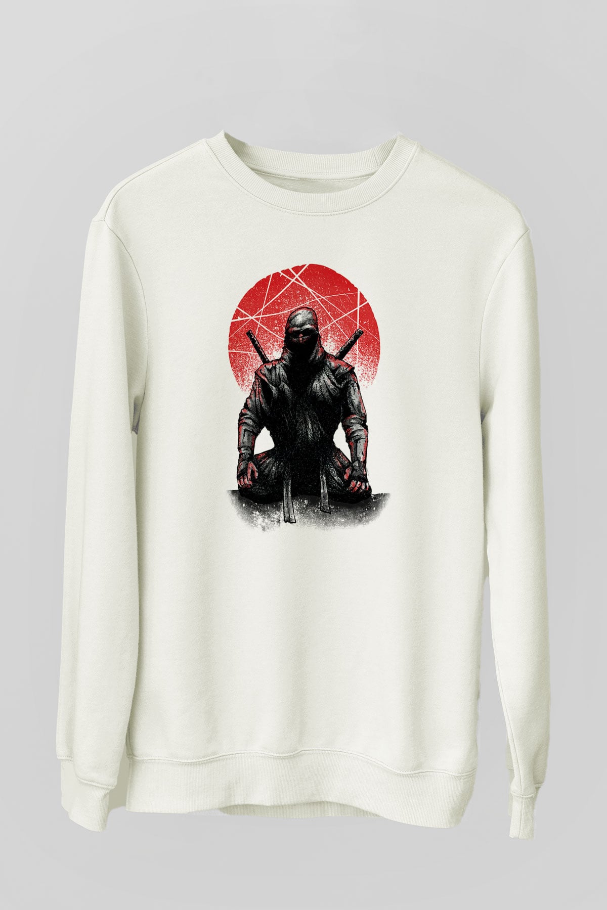 Aikido Beyaz Unisex Sweatshirt