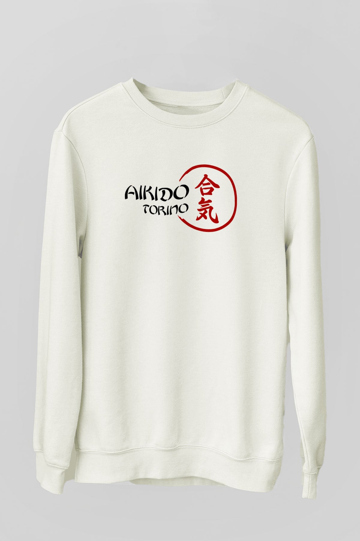 Aikido Beyaz Unisex Sweatshirt