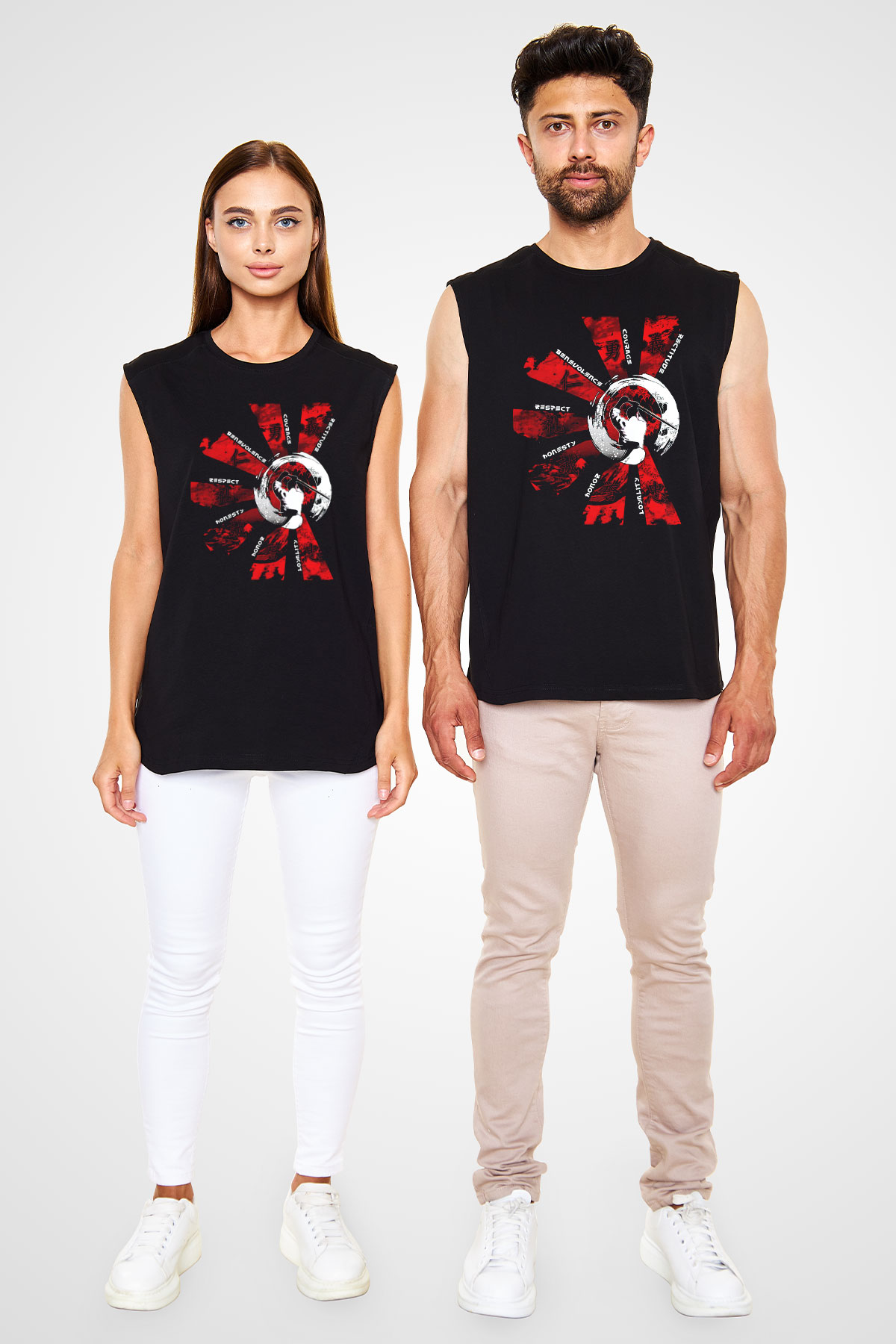 Aikido Siyah Unisex Kolsuz Tişört