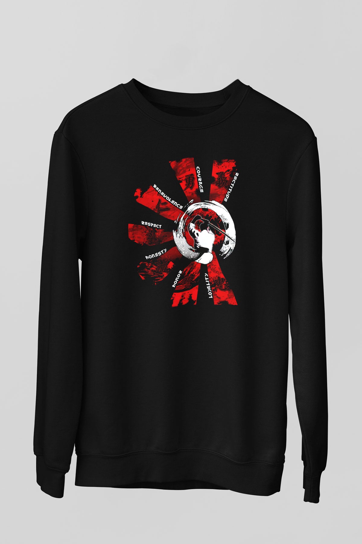 Aikido Siyah Unisex Sweatshirt