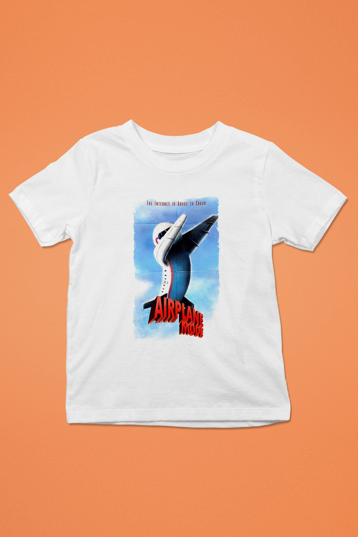 Airplane Beyaz Unisex  Çocuk Tişört