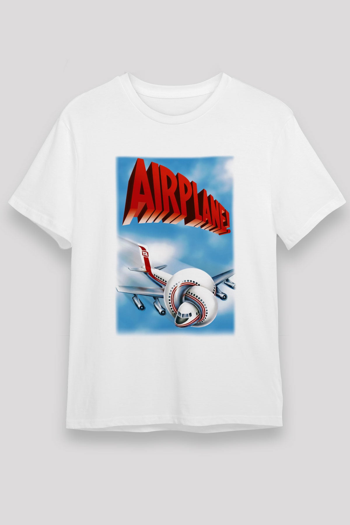Airplane Beyaz Unisex Tişört