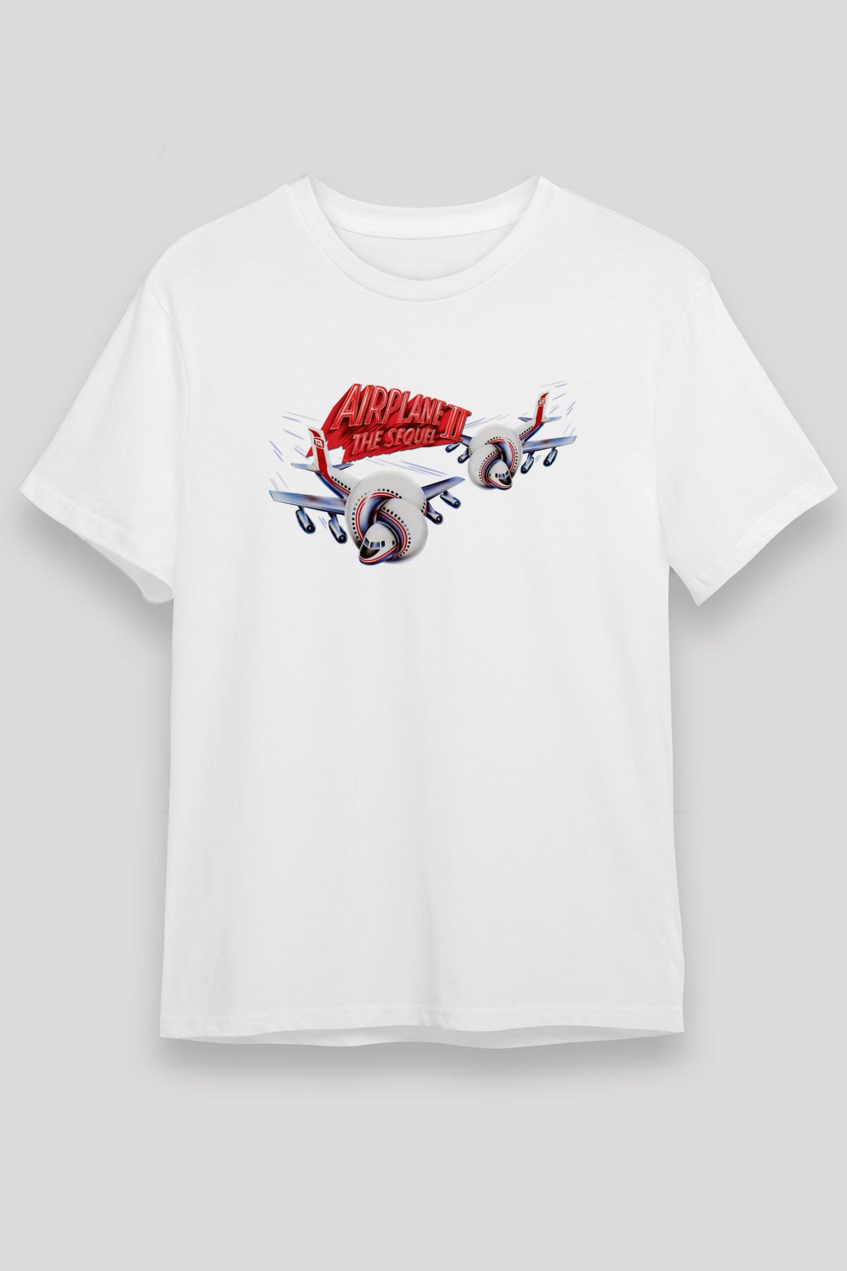 Airplane Beyaz Unisex Tişört