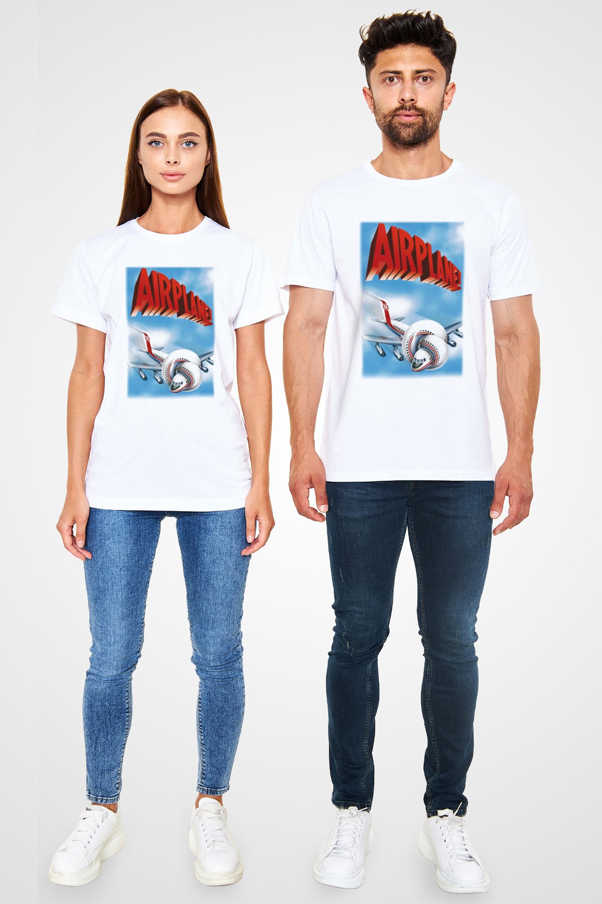 Airplane Beyaz Unisex Tişört