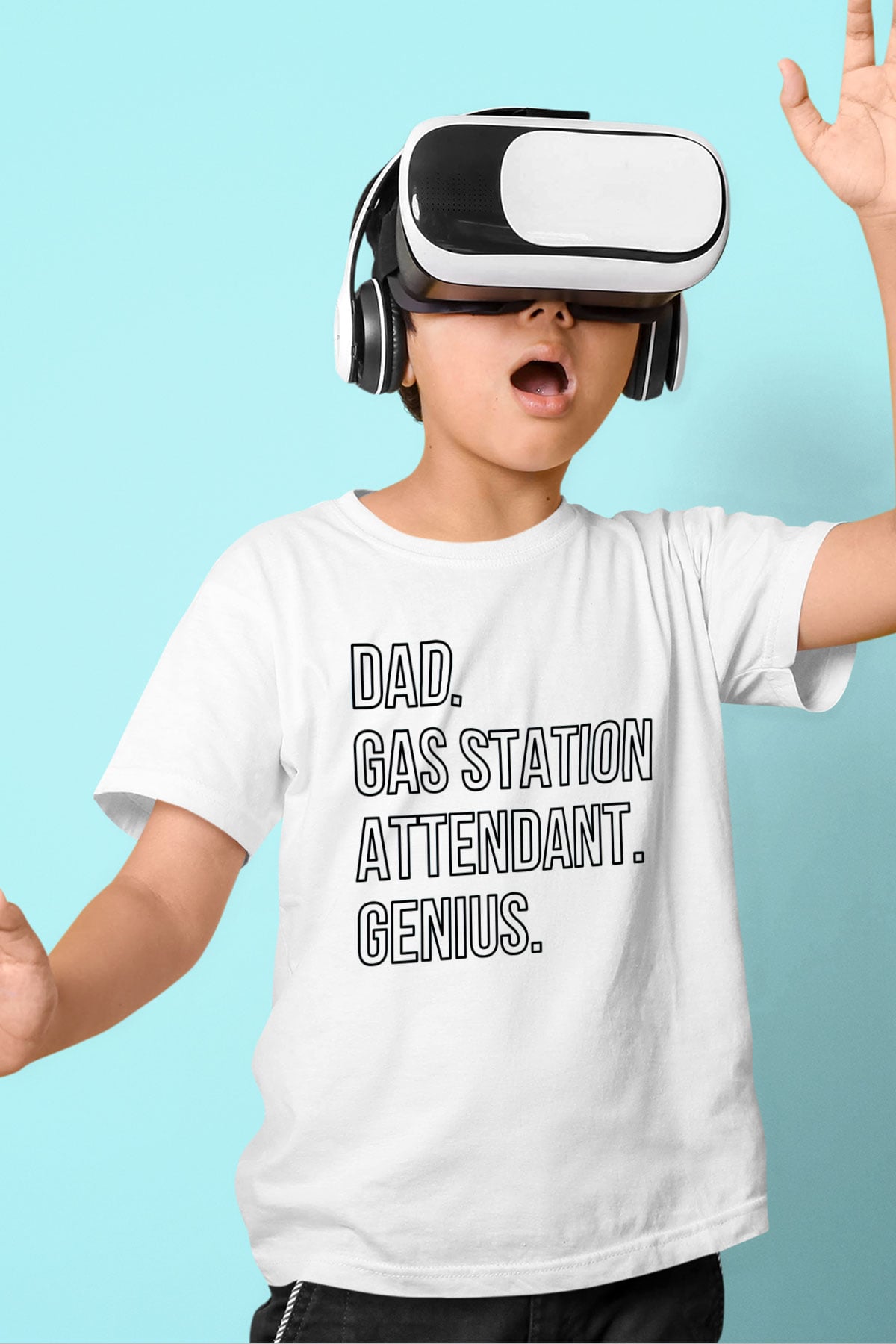 Akaryakıt Beyaz Unisex Çocuk Tişört