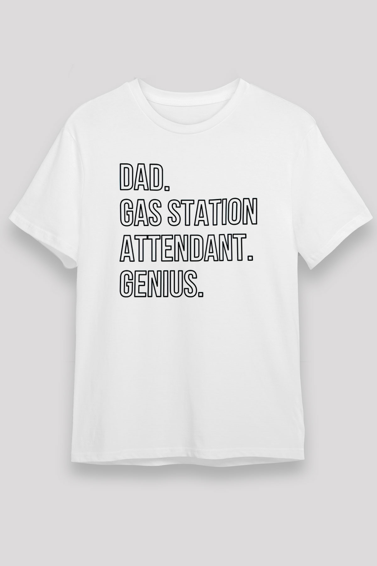 Akaryakıt Beyaz Unisex Tişört T-Shirt - TişörtFabrikası