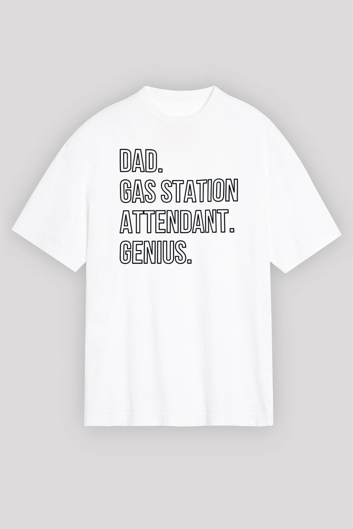 Akaryakıt Beyaz Unisex Tişört T-Shirt - TişörtFabrikası