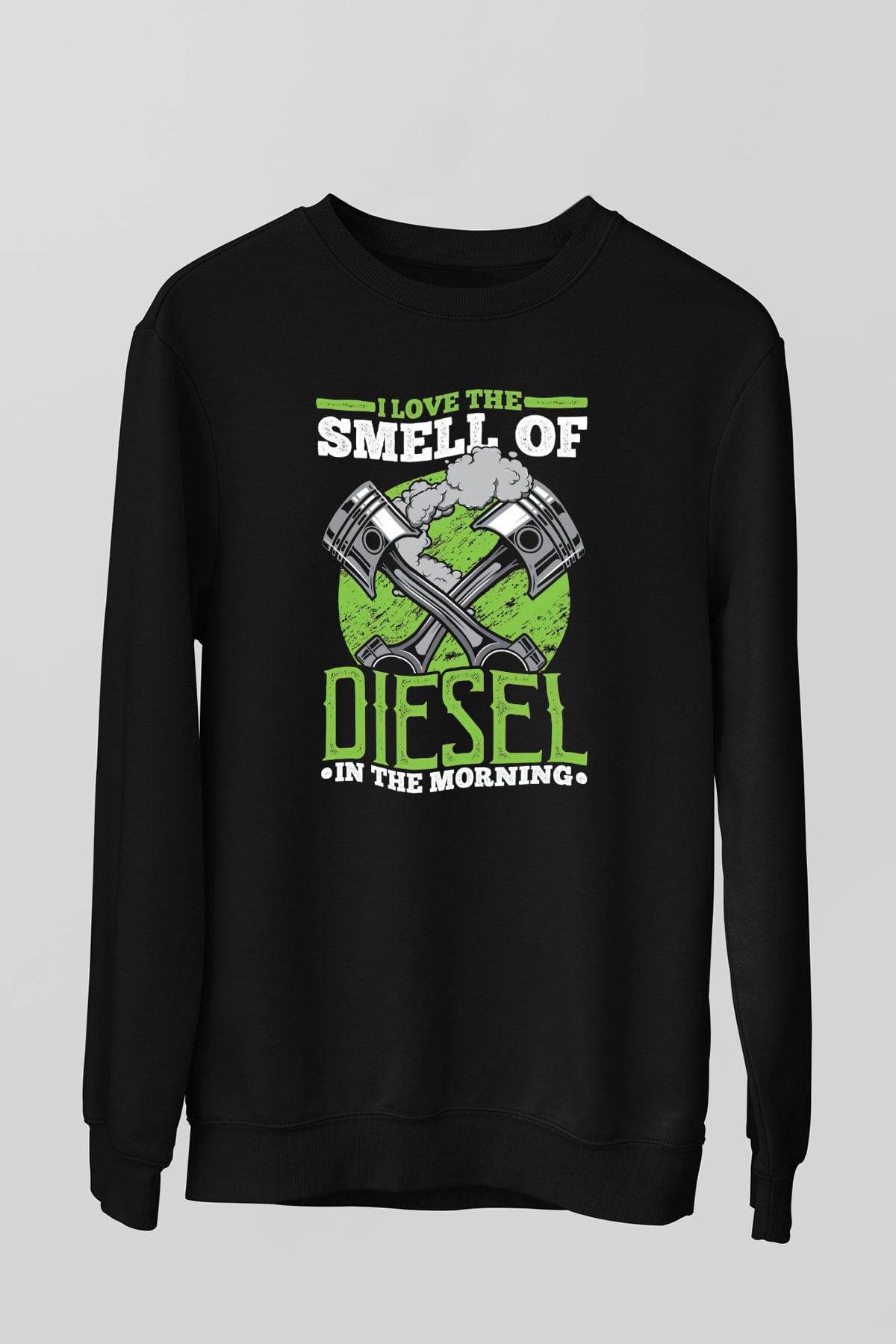 Akaryakıt Siyah Unisex Sweatshirt