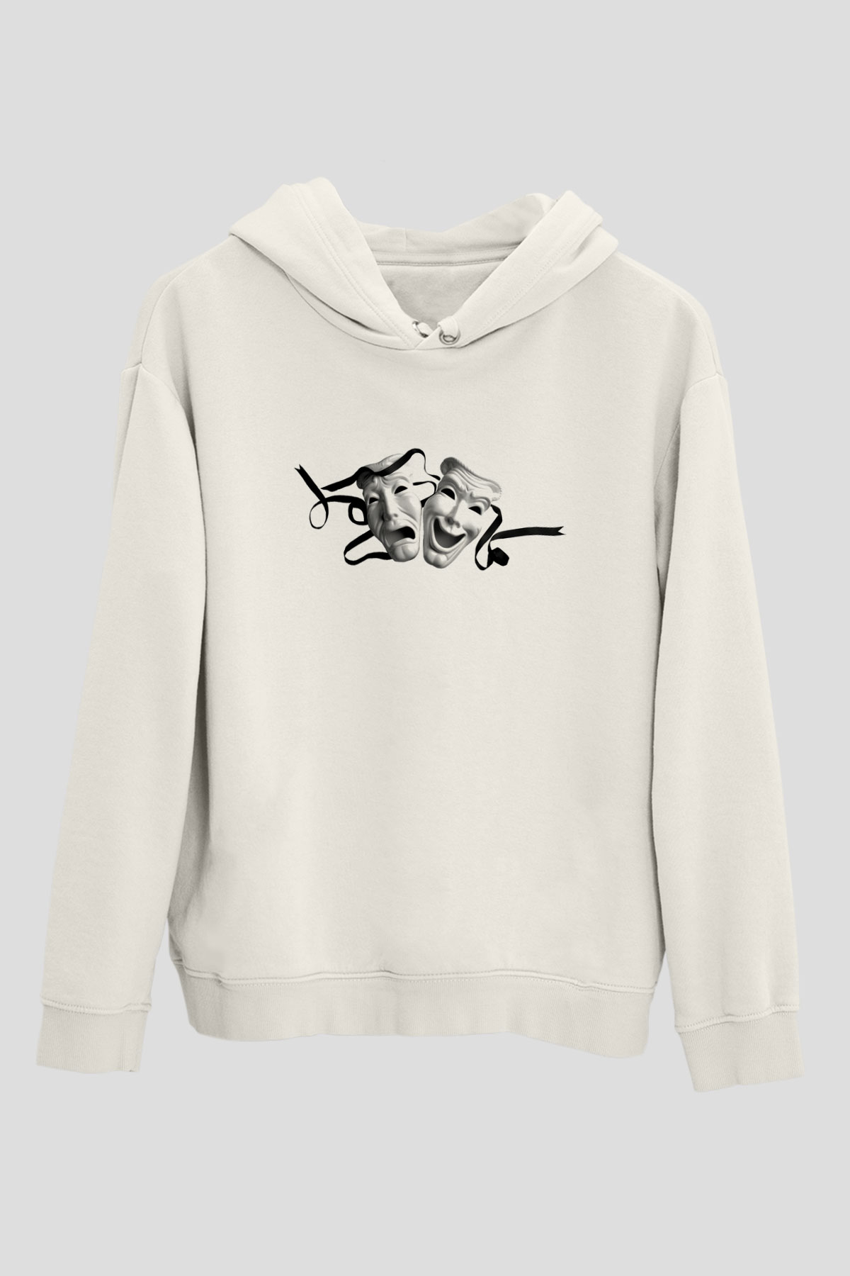 Aktör Beyaz Unisex Hoodie
