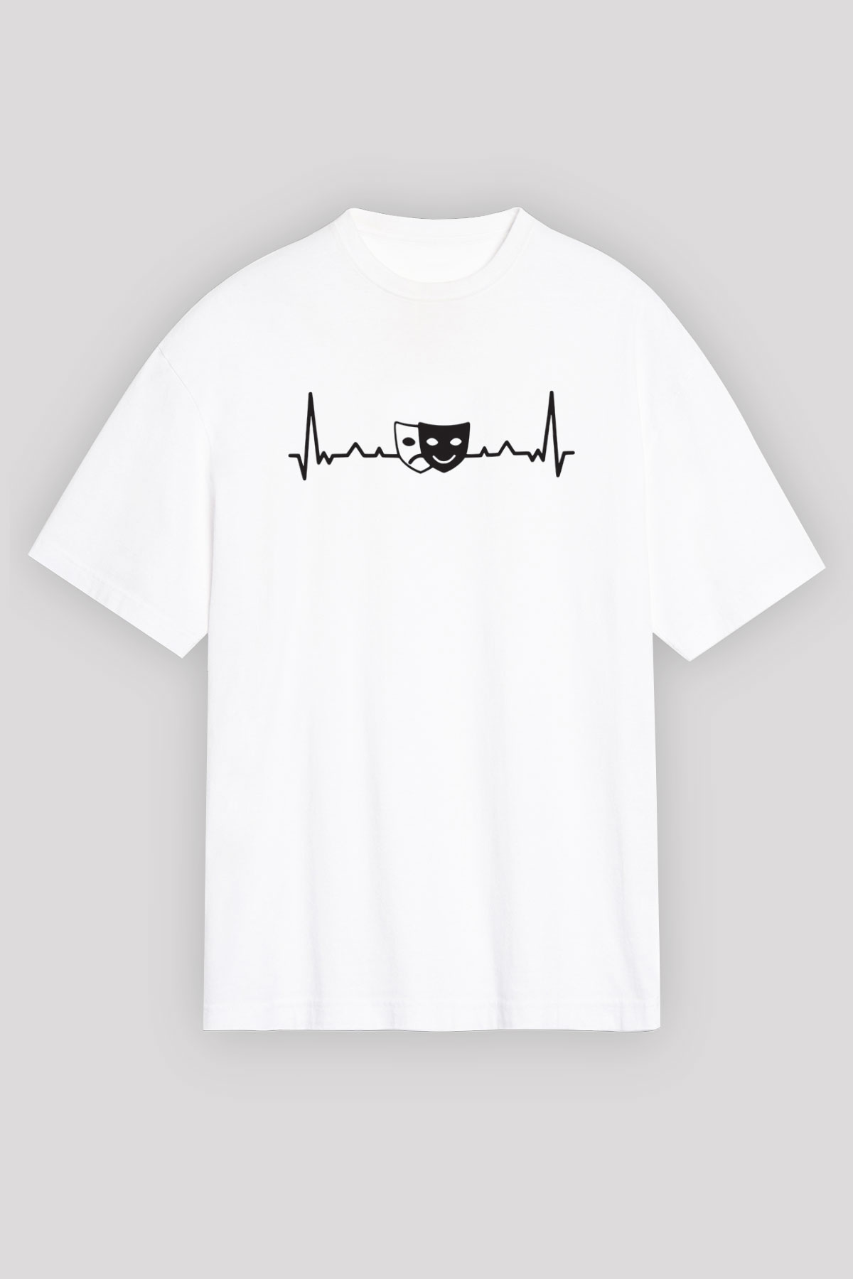 Aktör Beyaz Unisex Tişört T-Shirt - TişörtFabrikası