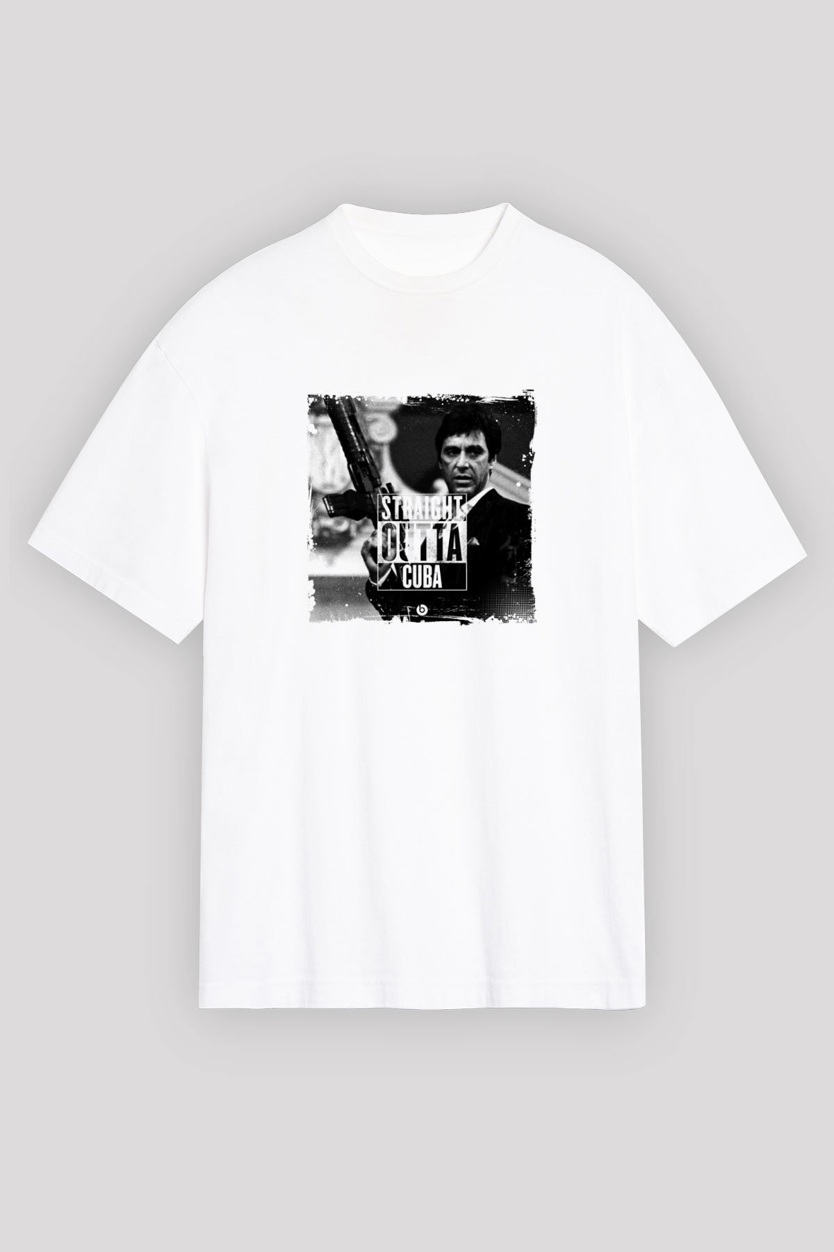 Al Pacino Unisex Baskılı Beyaz Tişört