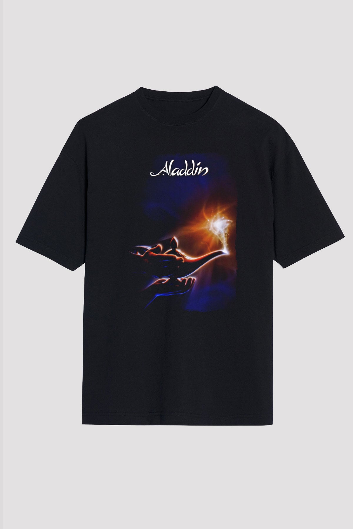Aladdin Siyah Unisex Tişört T-Shirt