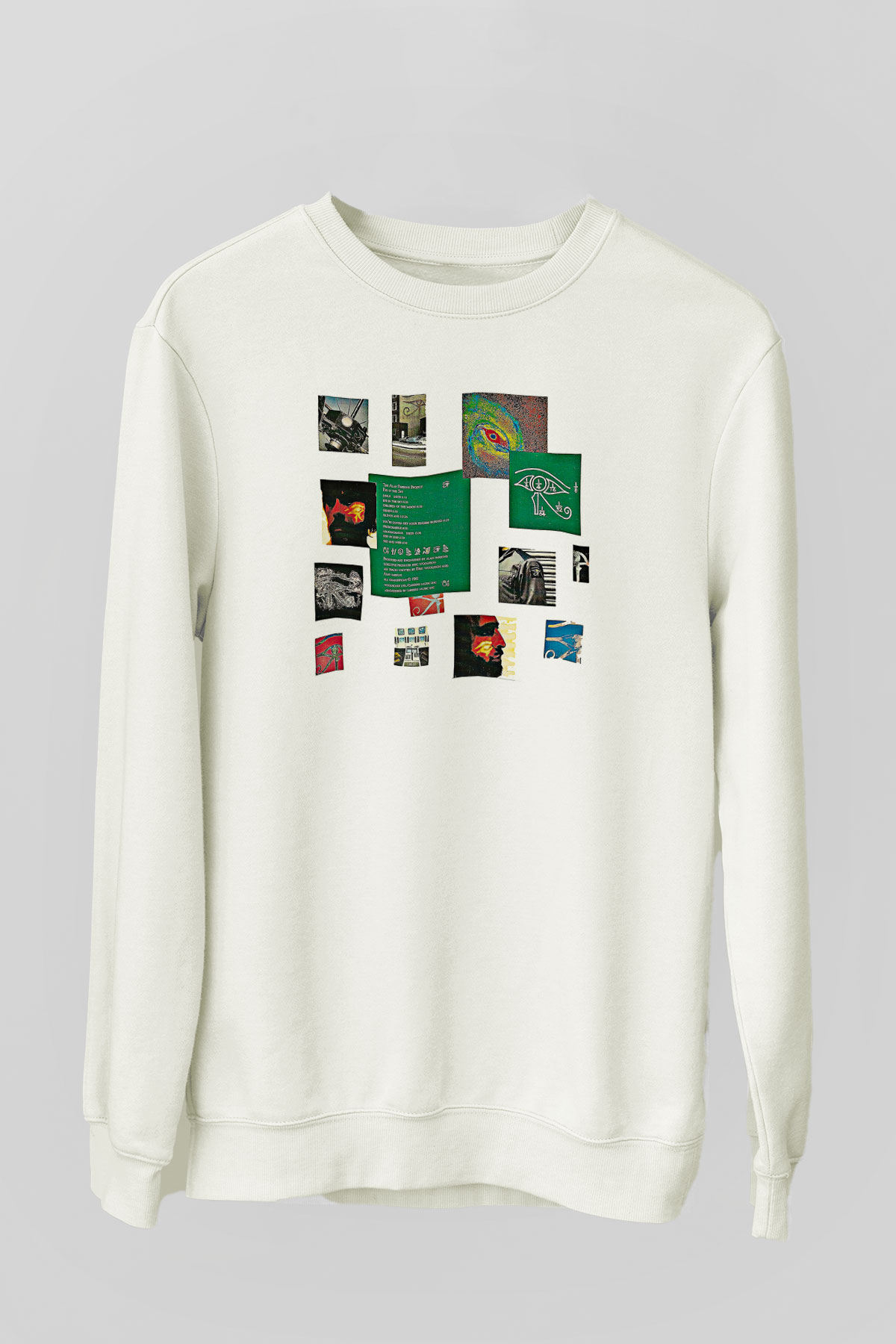Alan Persons Project Baskılı Beyaz Unisex Sweatshirt