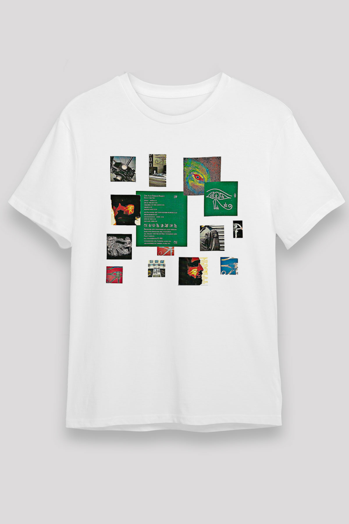Alan Persons Project Baskılı Unisex Beyaz Tişört - Tshirt