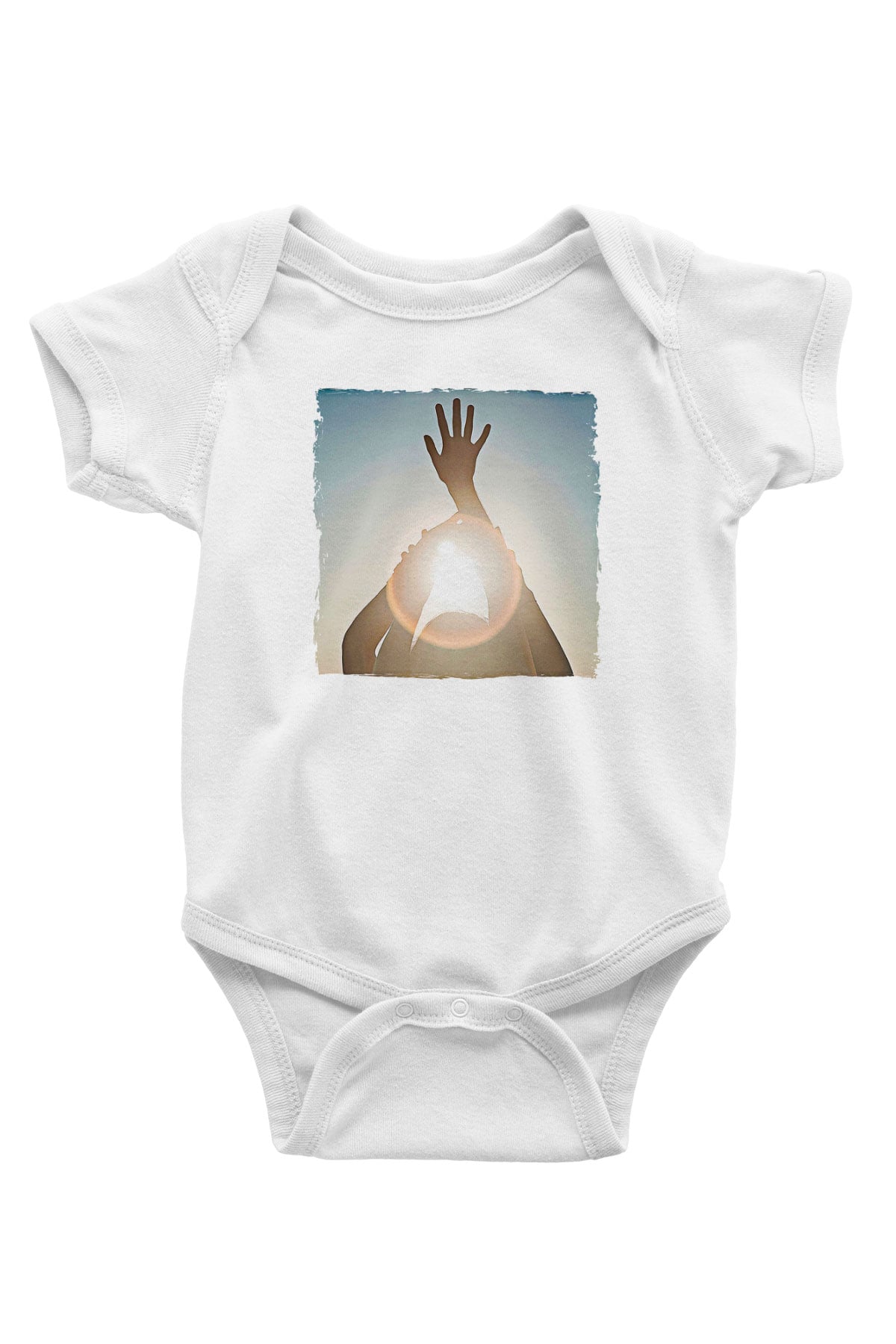 Alcest Baskılı Beyaz Unisex Bebek Body - Zıbın