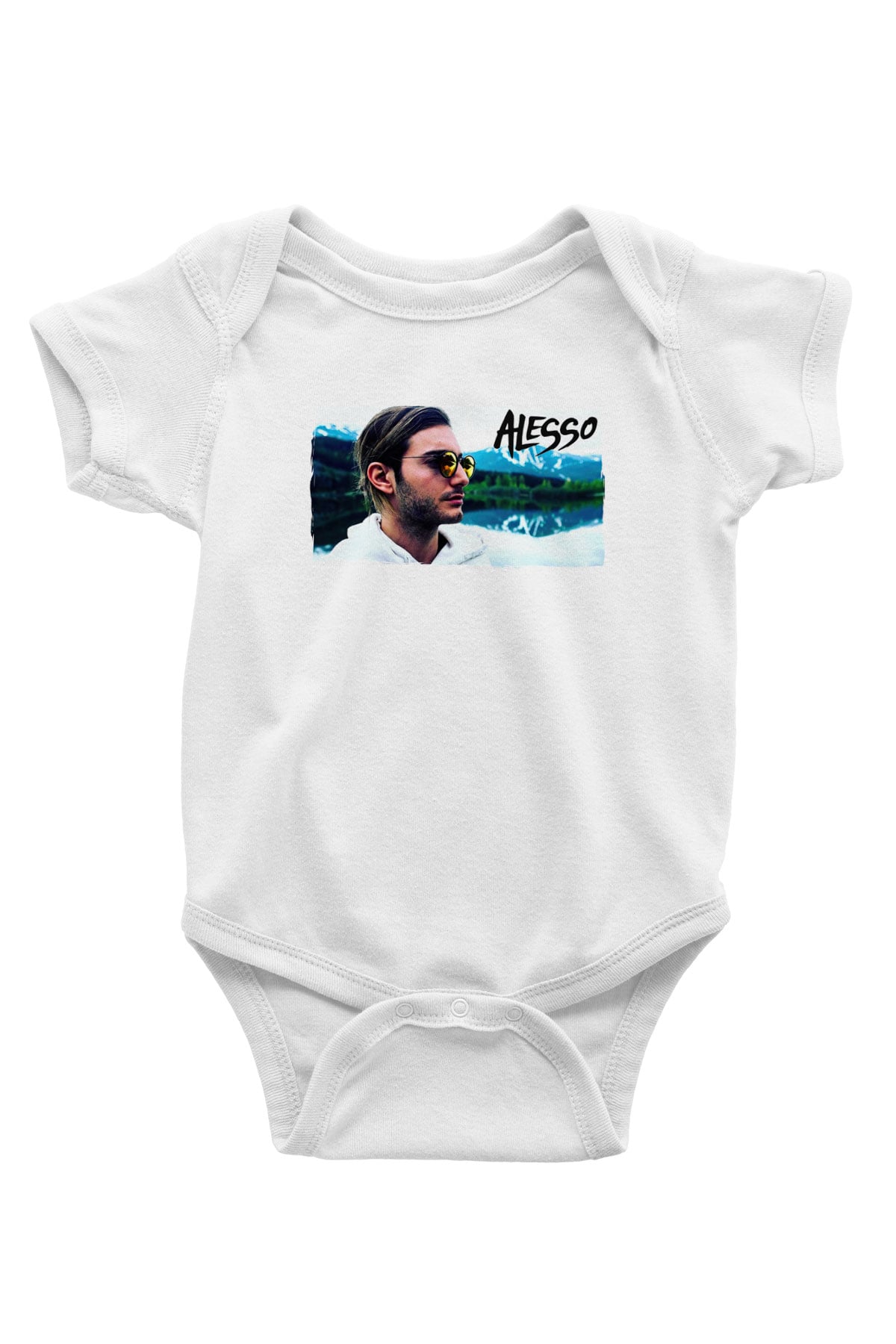 Alesso Beyaz Bebek Body - Zıbın