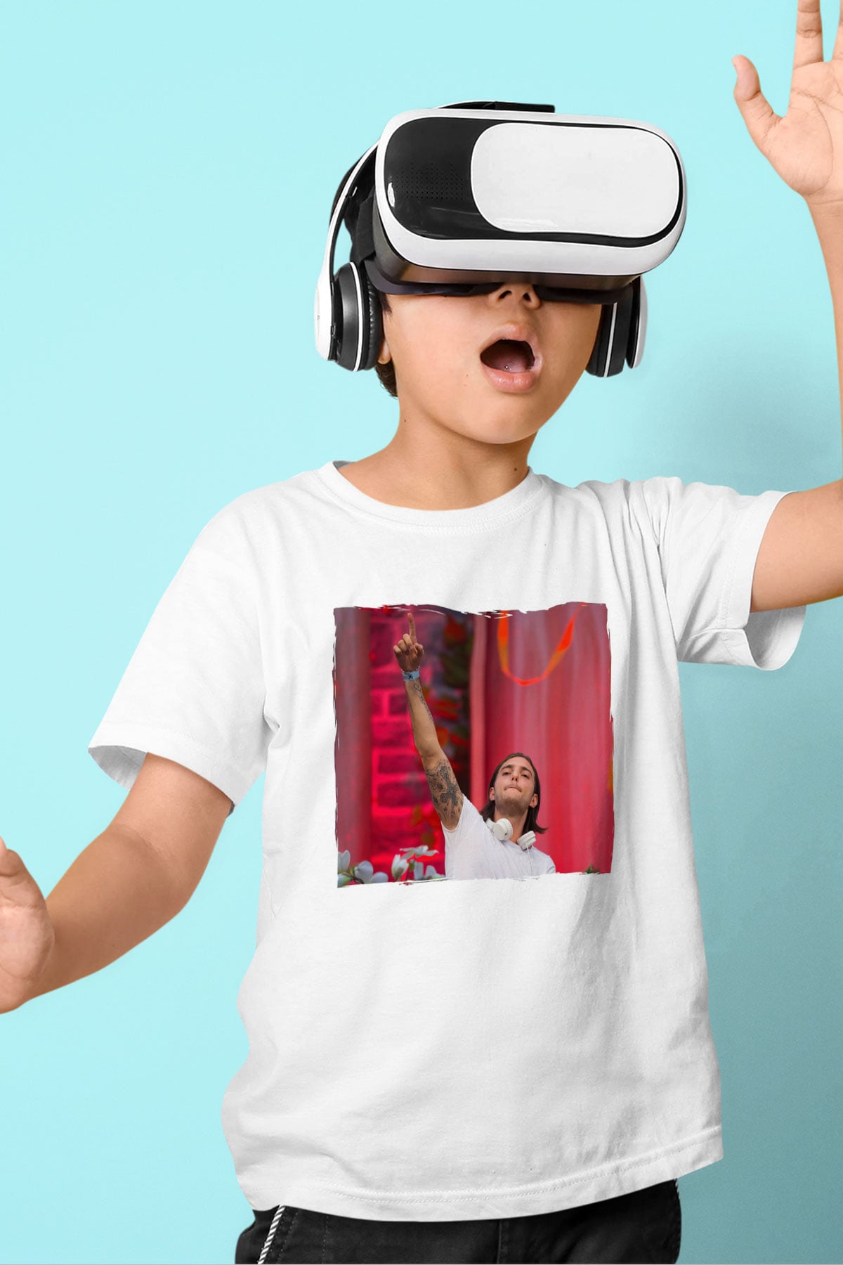 Alesso Beyaz Unisex Çocuk Tişört