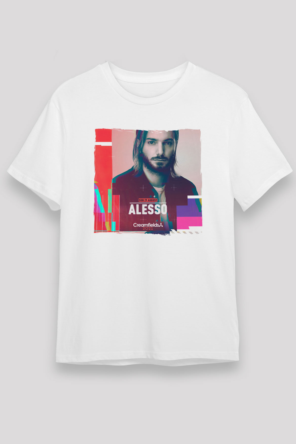 Alesso Beyaz Unisex Tişört T-Shirt - TişörtFabrikası