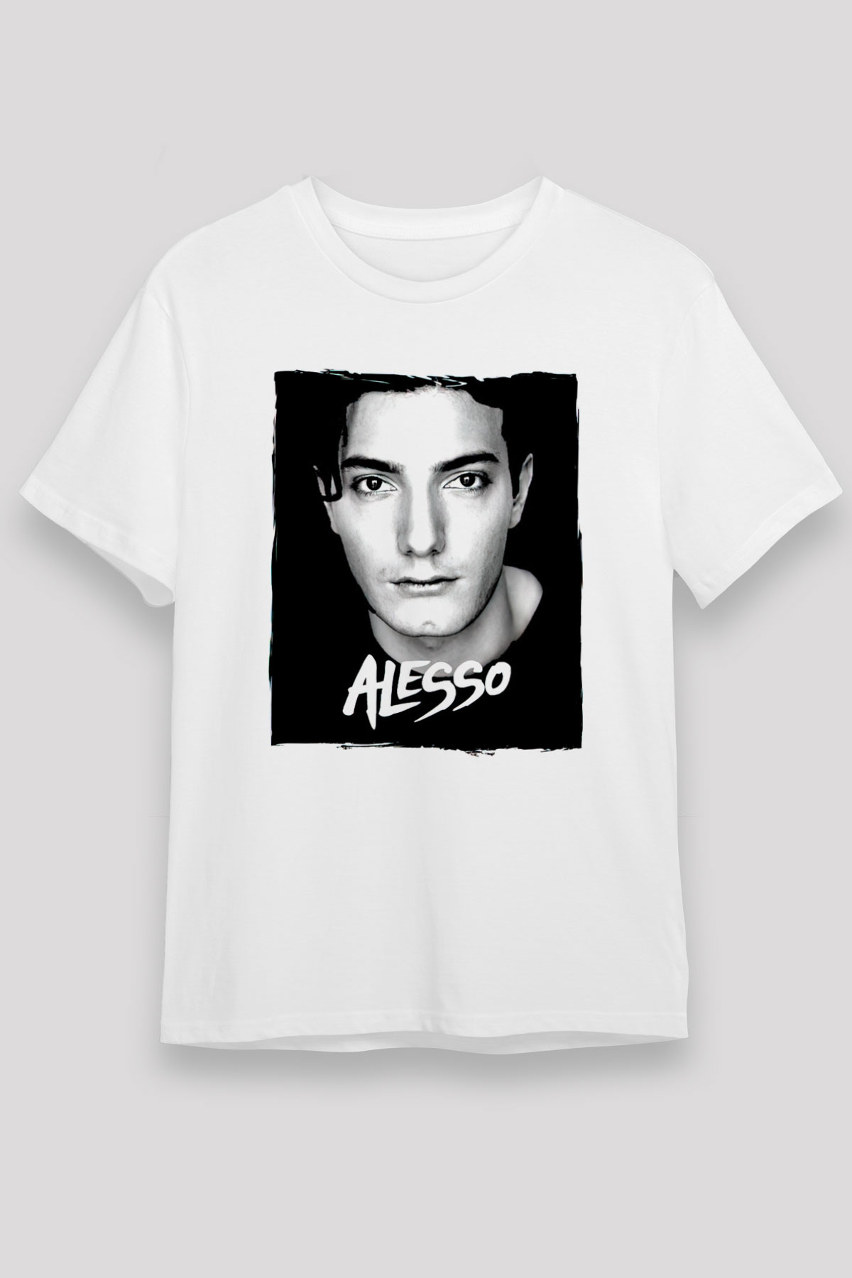 Alesso Beyaz Unisex Tişört T-Shirt - TişörtFabrikası