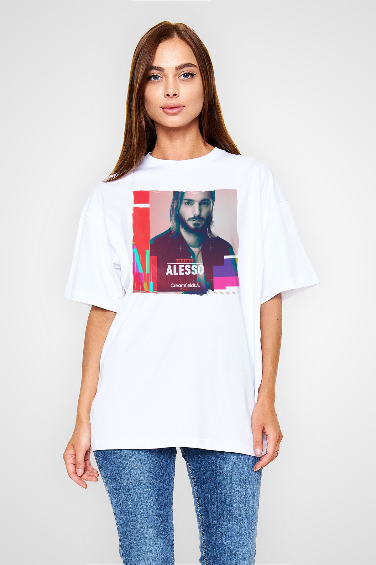 Alesso Beyaz Unisex Tişört T-Shirt - TişörtFabrikası