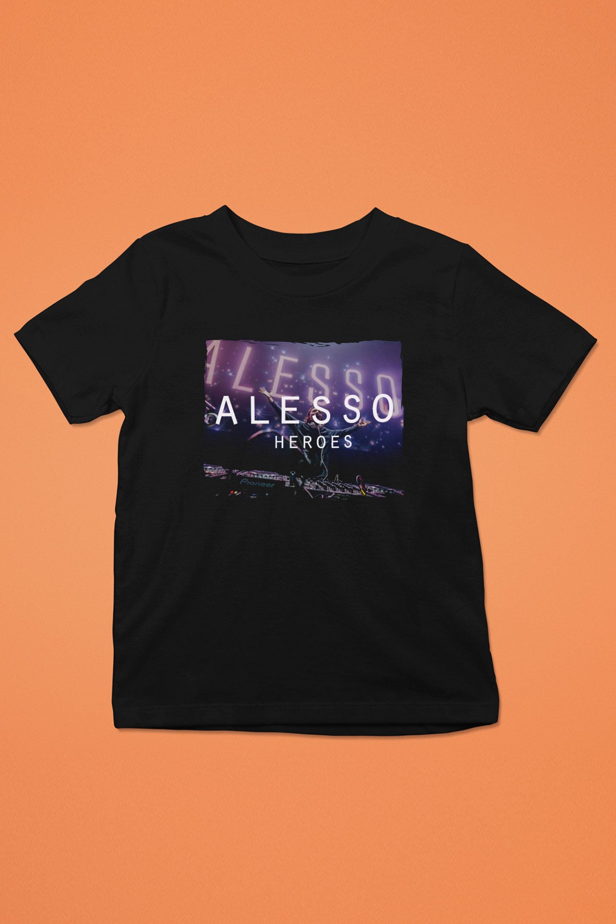 Alesso Siyah Unisex Çocuk Tişört