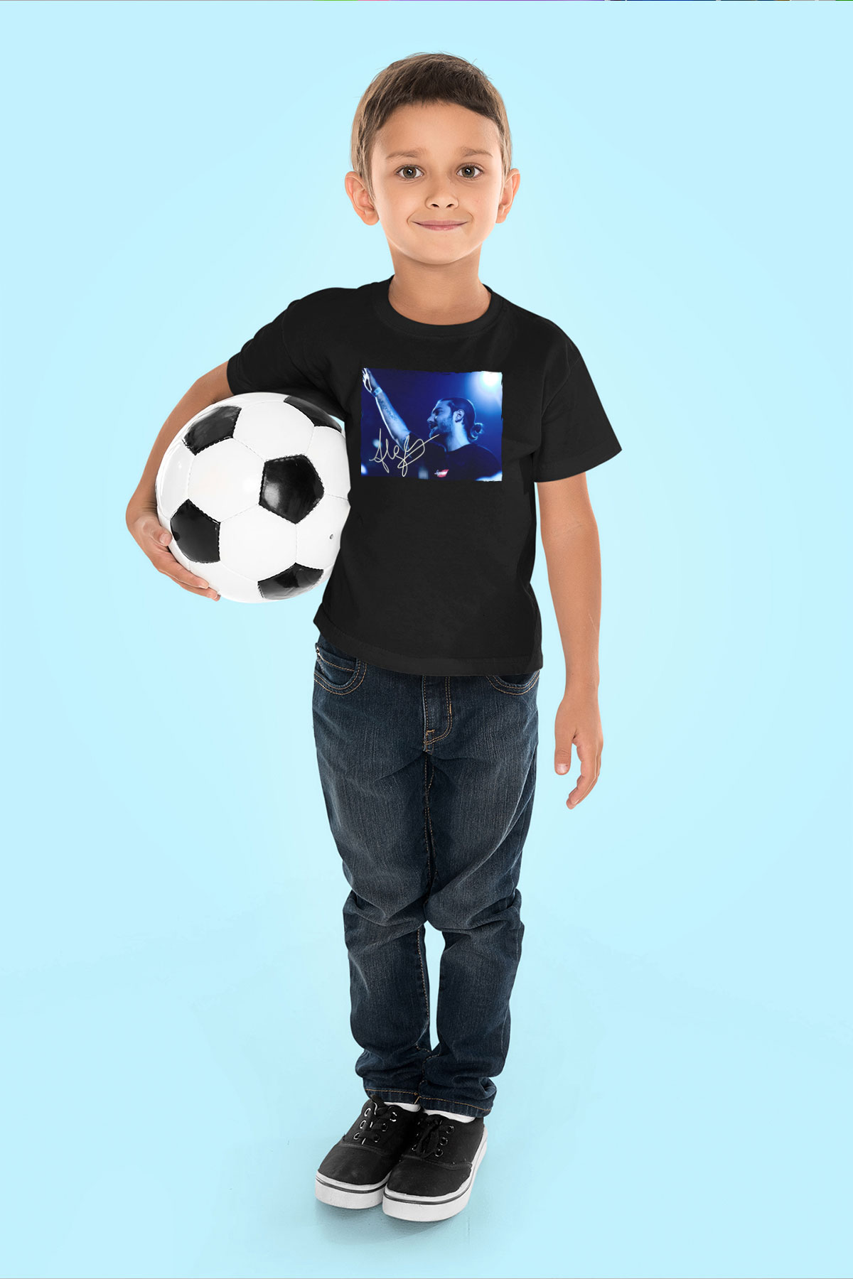 Alesso Siyah Unisex Çocuk Tişört
