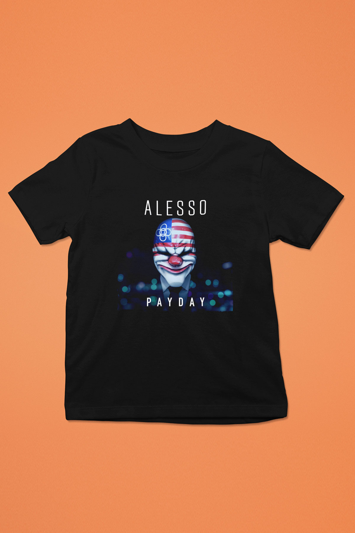 Alesso Siyah Unisex Çocuk Tişört