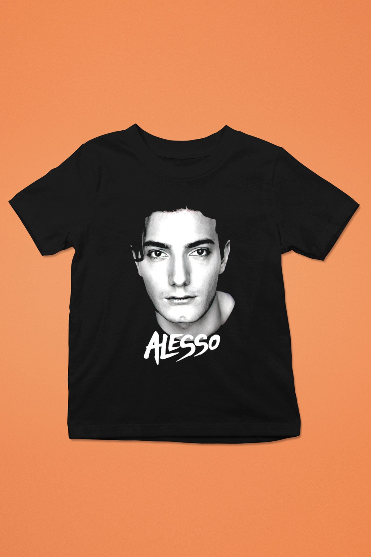Alesso Siyah Unisex Çocuk Tişört