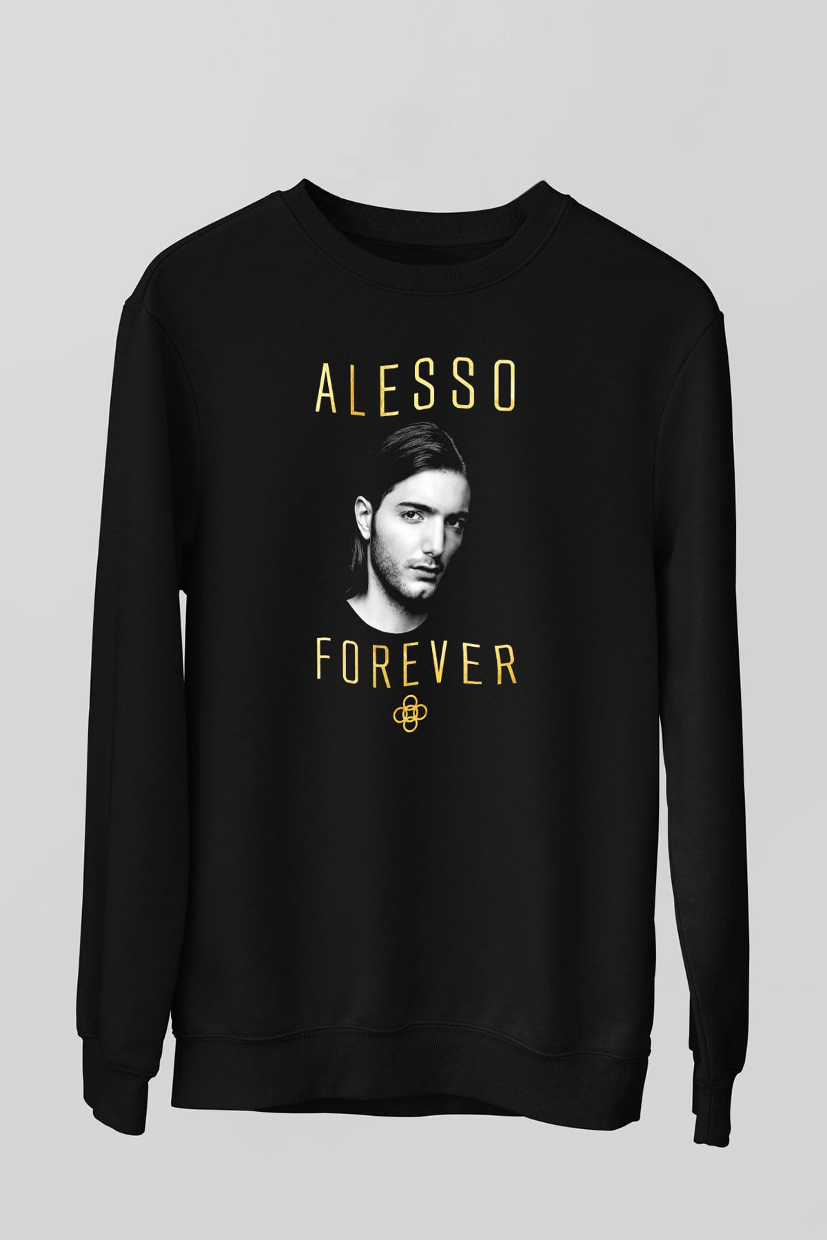 Alesso Siyah Unisex Sweatshirt
