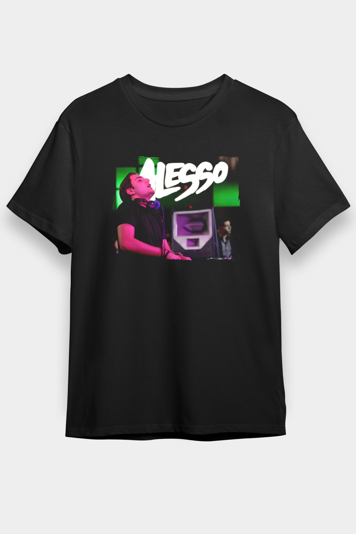 Alesso Siyah Unisex Tişört T-Shirt - TişörtFabrikası