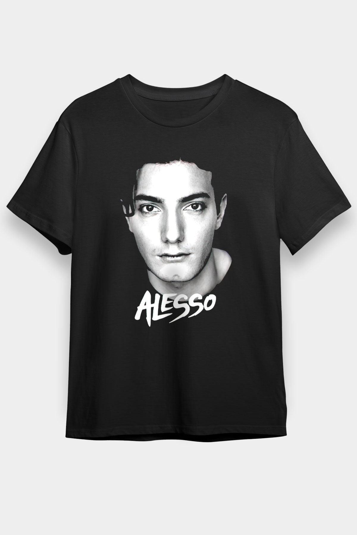 Alesso Siyah Unisex Tişört T-Shirt - TişörtFabrikası