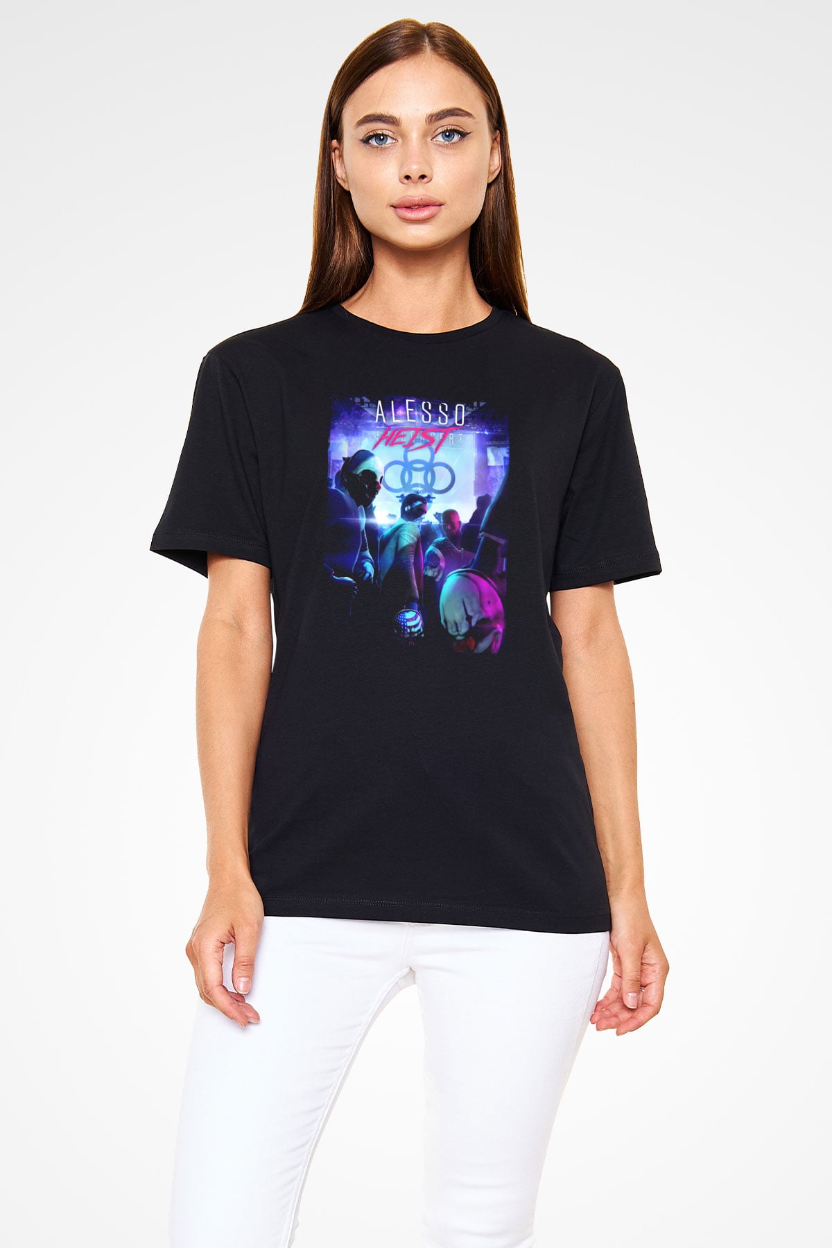 Alesso Siyah Unisex Tişört T-Shirt - TişörtFabrikası