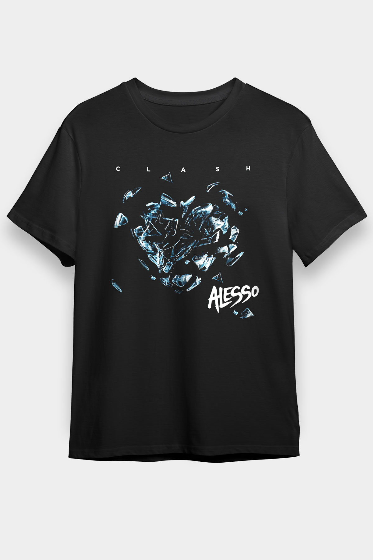 Alesso Siyah Unisex Tişört T-Shirt - TişörtFabrikası
