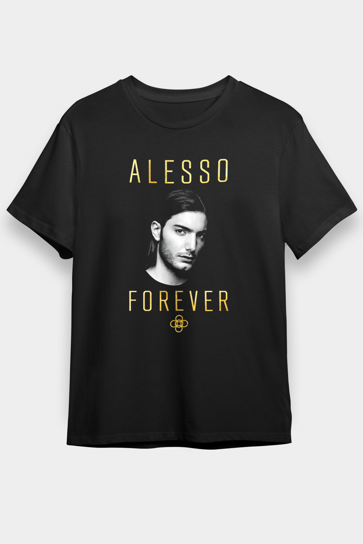 Alesso Siyah Unisex Tişört T-Shirt - TişörtFabrikası