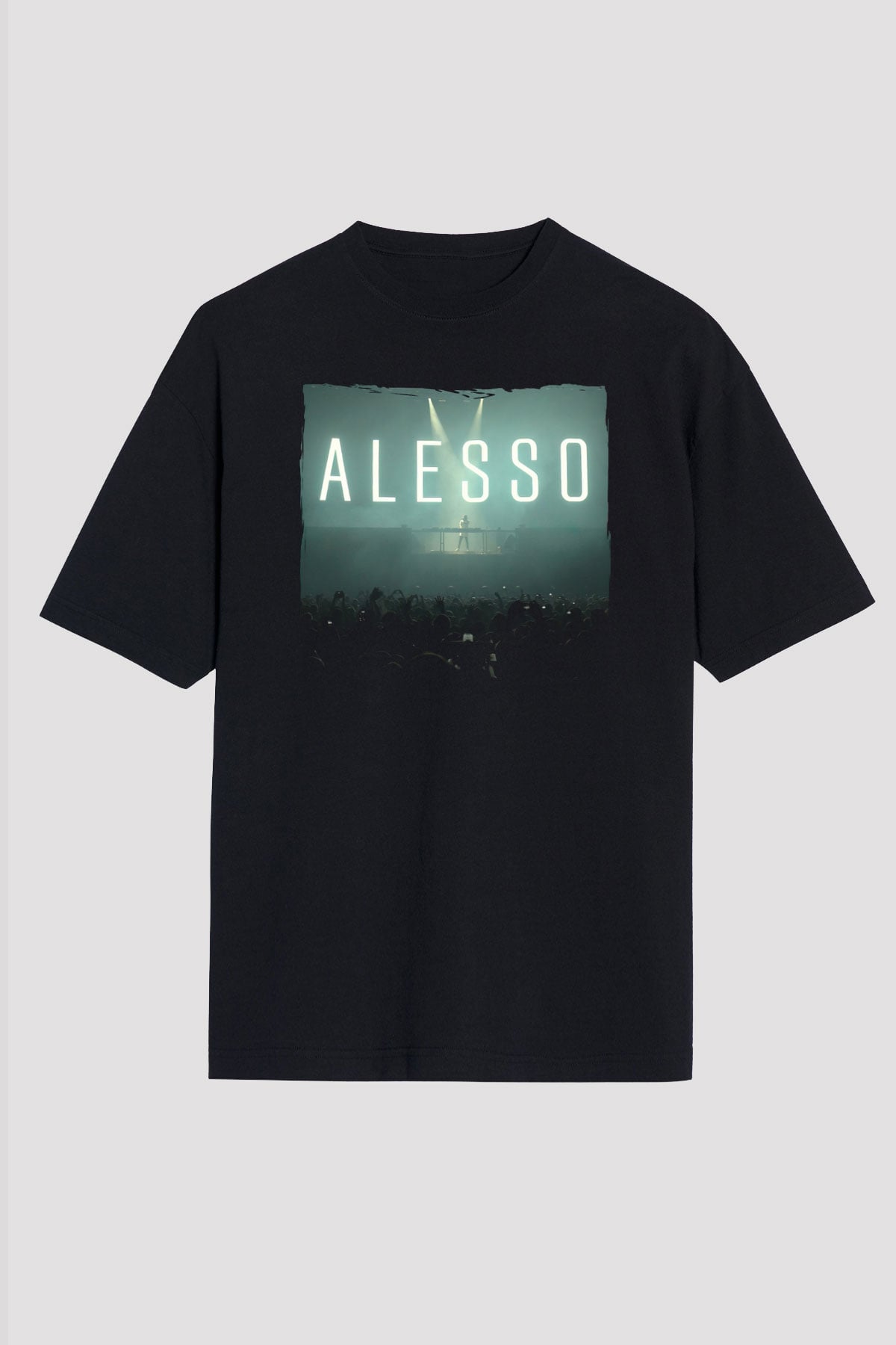 Alesso Siyah Unisex Tişört T-Shirt - TişörtFabrikası