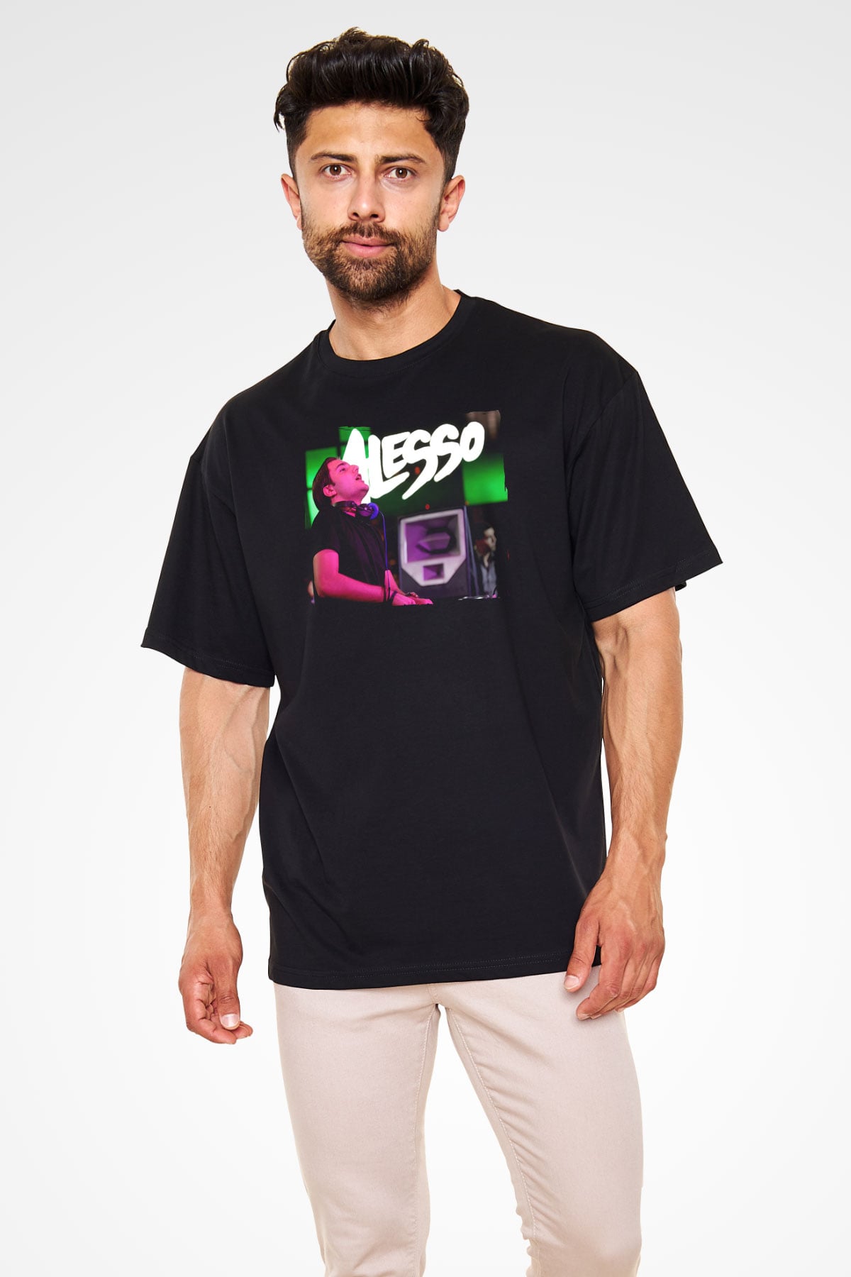 Alesso Siyah Unisex Tişört T-Shirt - TişörtFabrikası