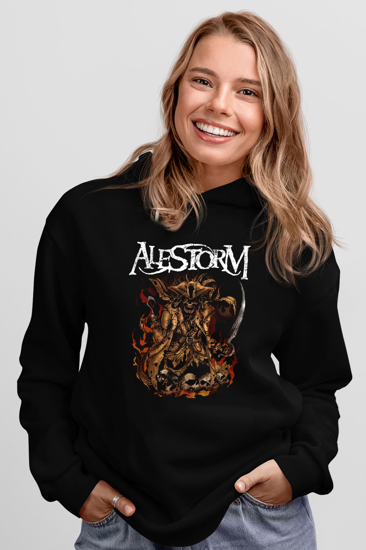 Alestorm Siyah Unisex Hoodie