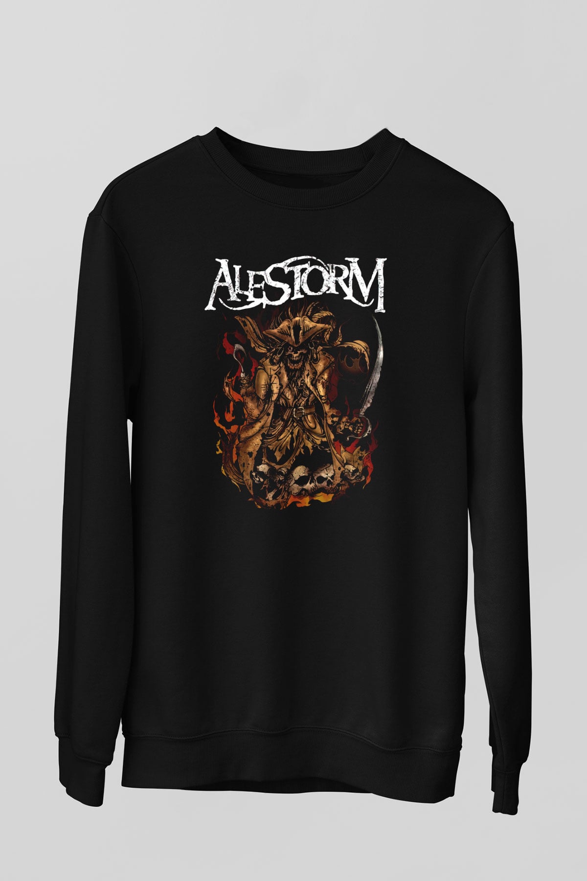 Alestorm Siyah Unisex Sweatshirt