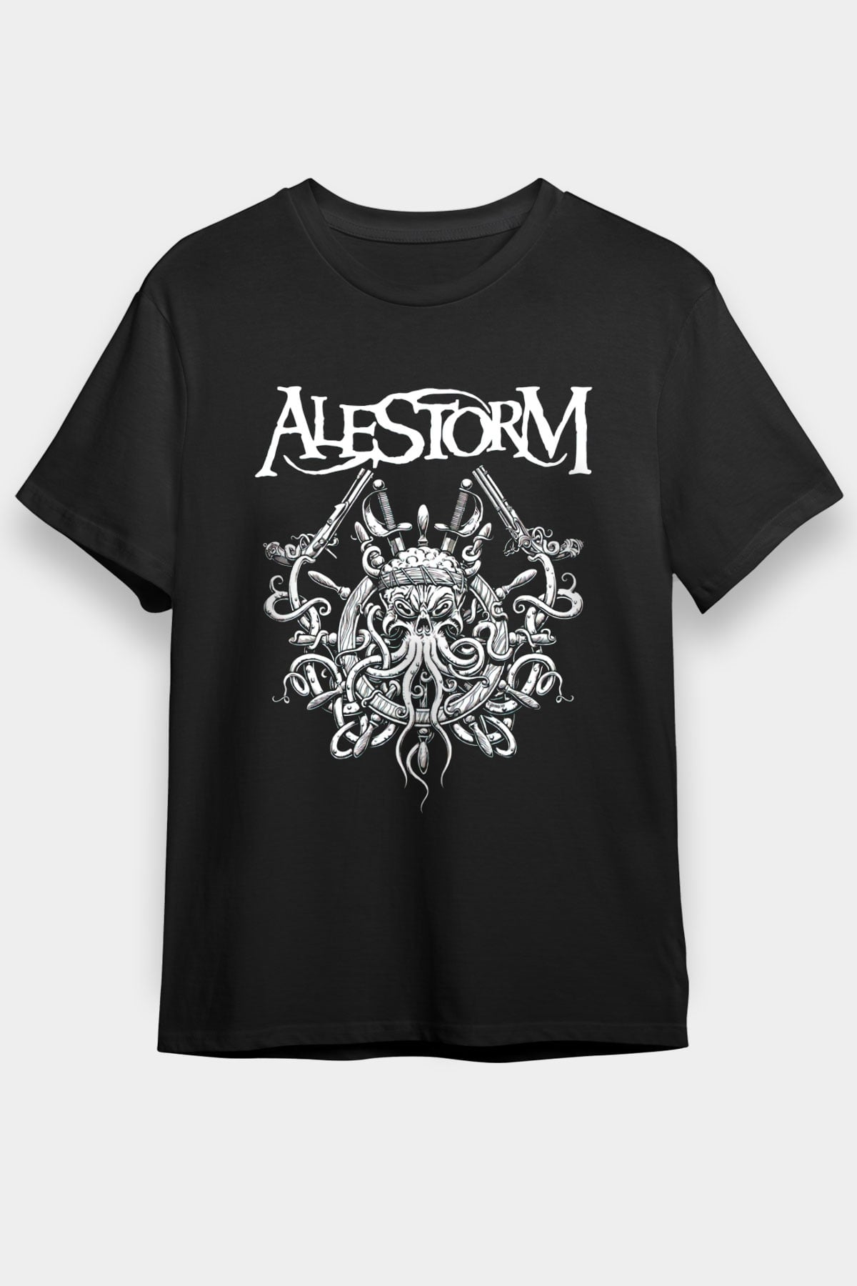 Alestorm Siyah Unisex Tişört T-Shirt - TişörtFabrikası