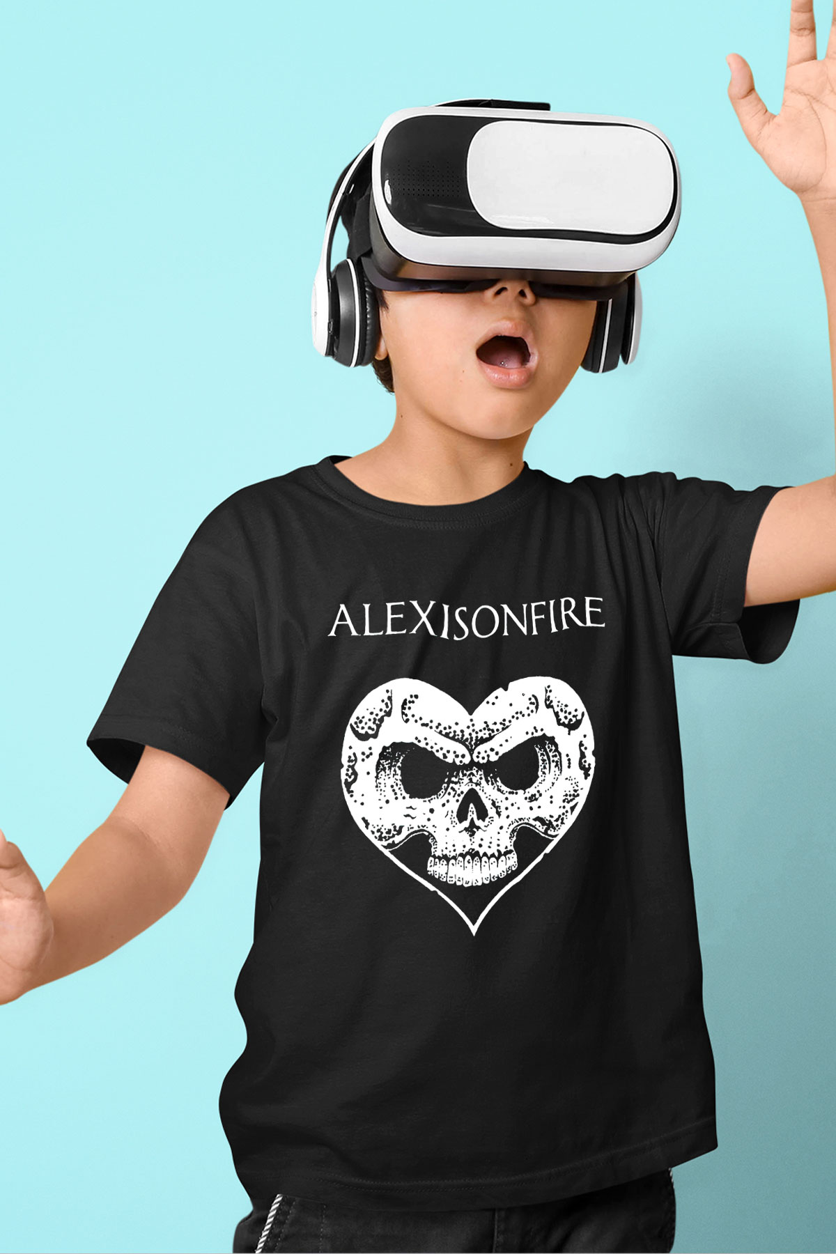 Alexisonfire Baskılı Siyah Unisex Çocuk Tişört