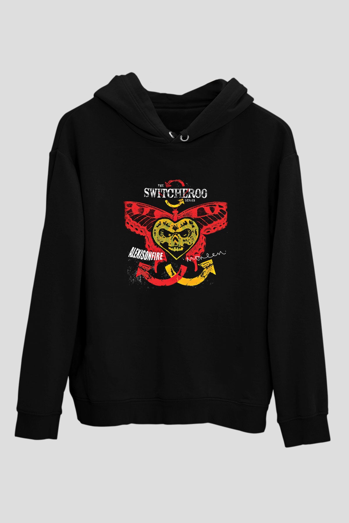Alexisonfire Baskılı Unisex Siyah Hoodie