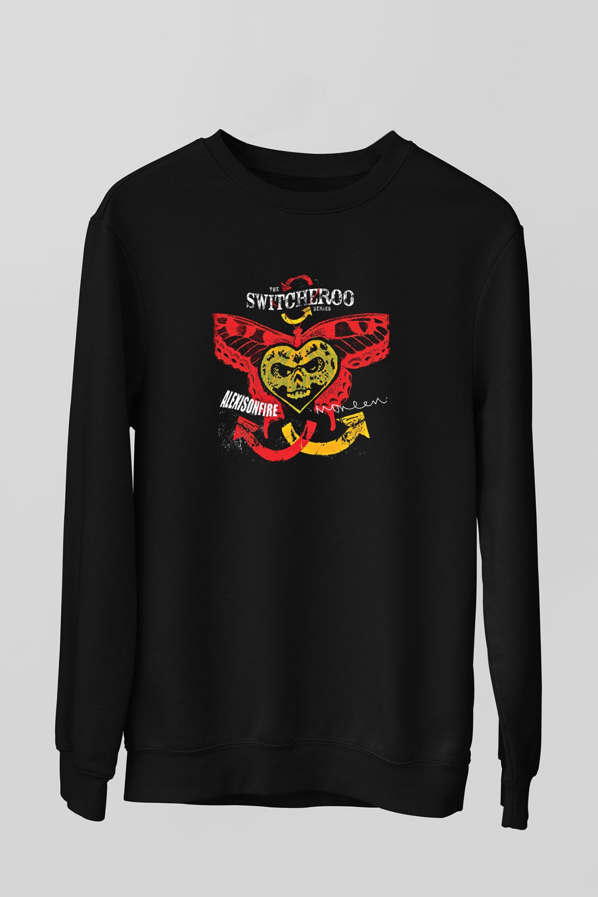 Alexisonfire Baskılı Unisex Siyah Sweatshirt