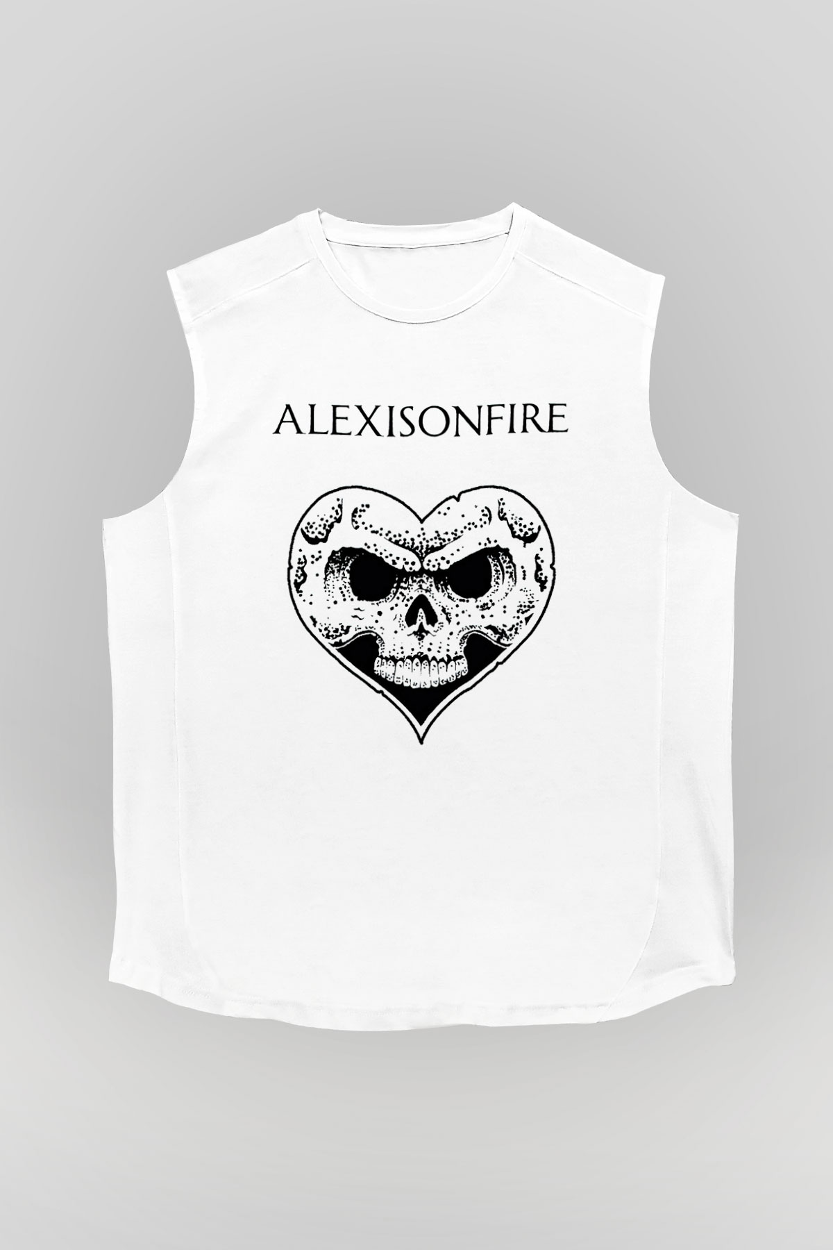 Alexisonfire Beyaz Unisex Kolsuz Tişört