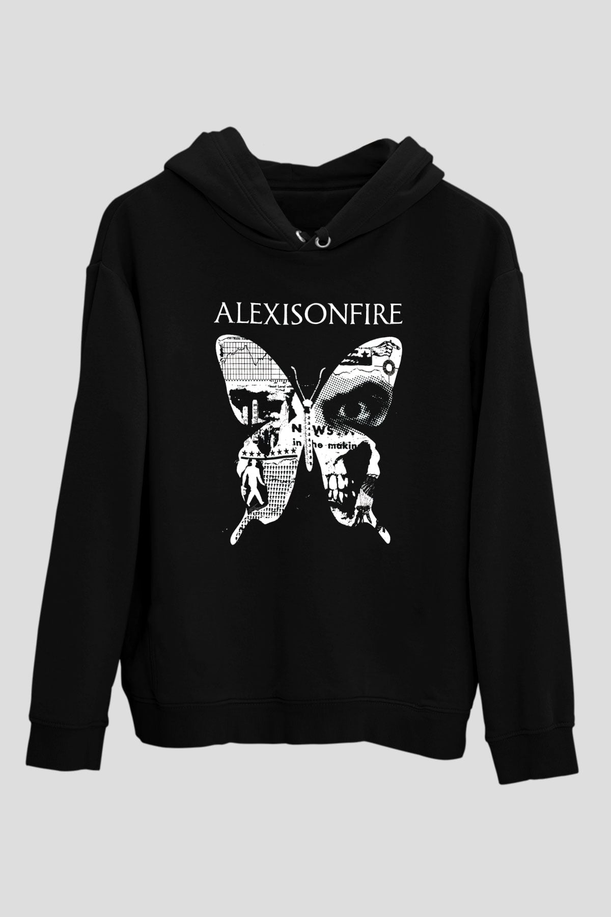 Alexisonfire Siyah Unisex Hoodie