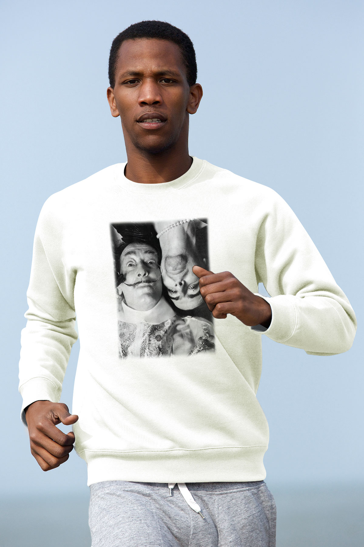 Alice Cooper Beyaz Unisex Sweatshirt