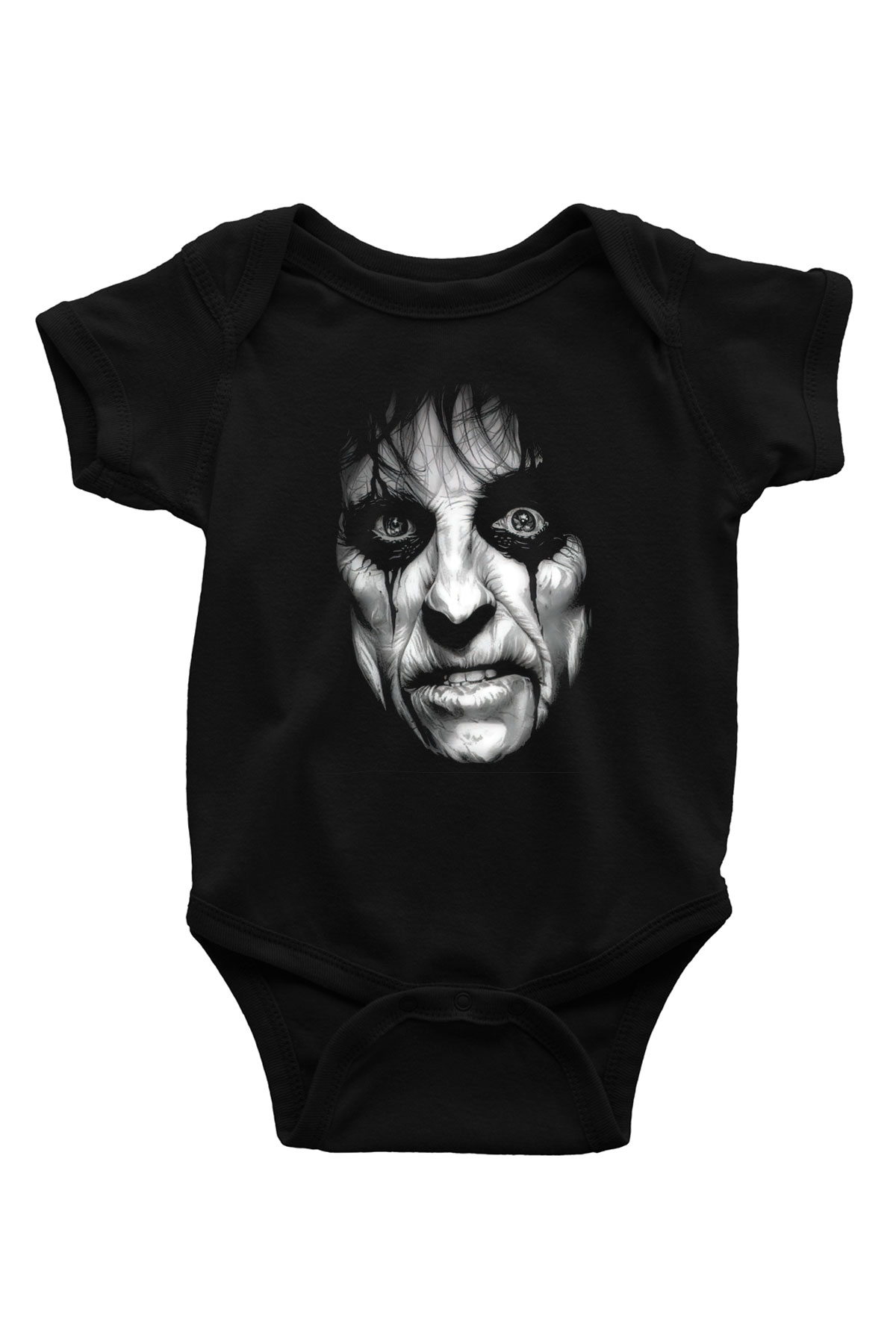 Alice Cooper Siyah Bebek Body - Zıbın