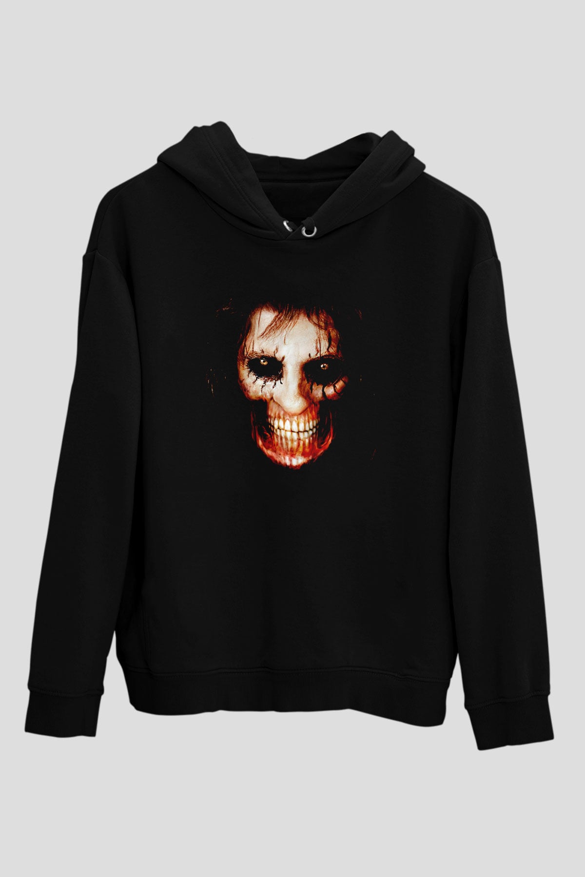 Alice Cooper Siyah Unisex Kapüşonlu Sweatshirt