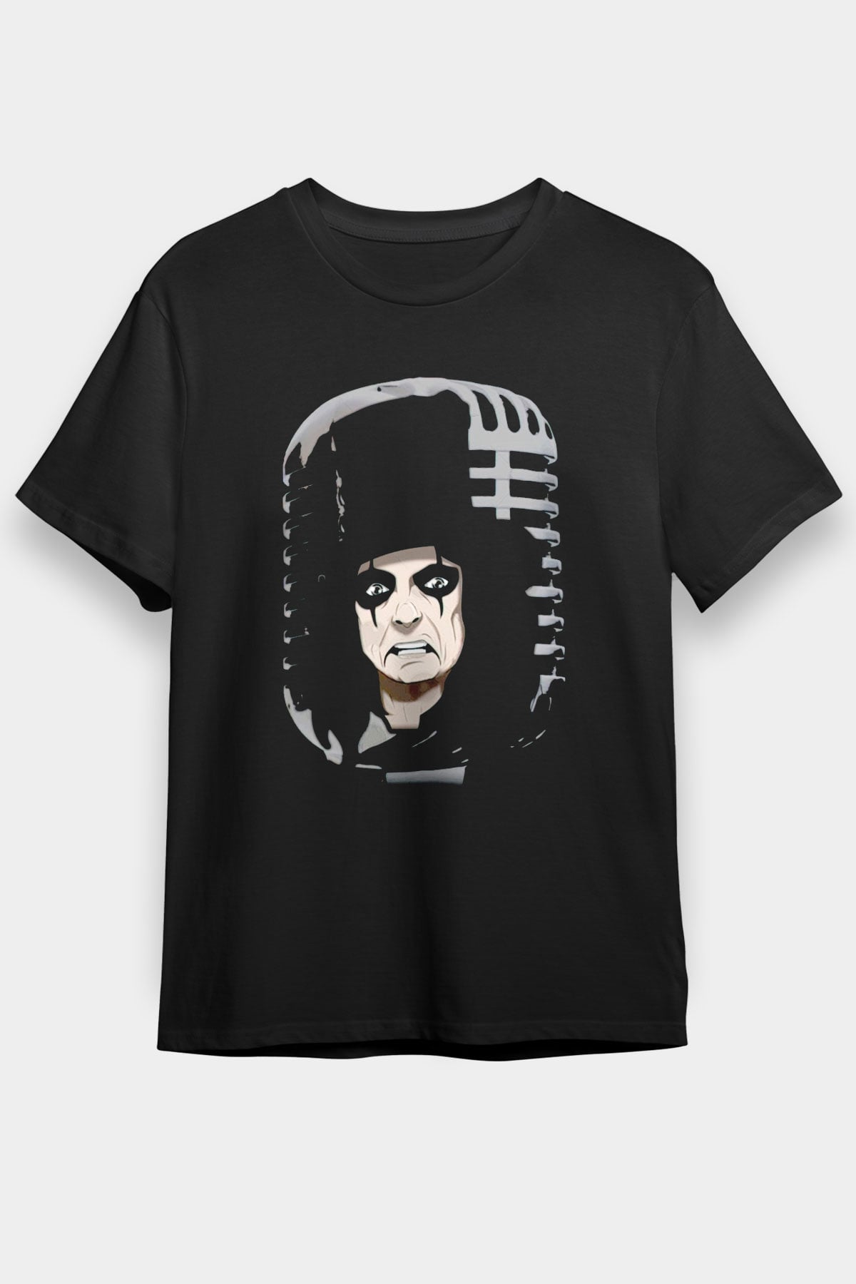 Alice Cooper Siyah Unisex Tişört T-Shirt - TişörtFabrikası